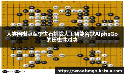 人类围棋冠军李世石挑战人工智能谷歌AlphaGo的历史性对决